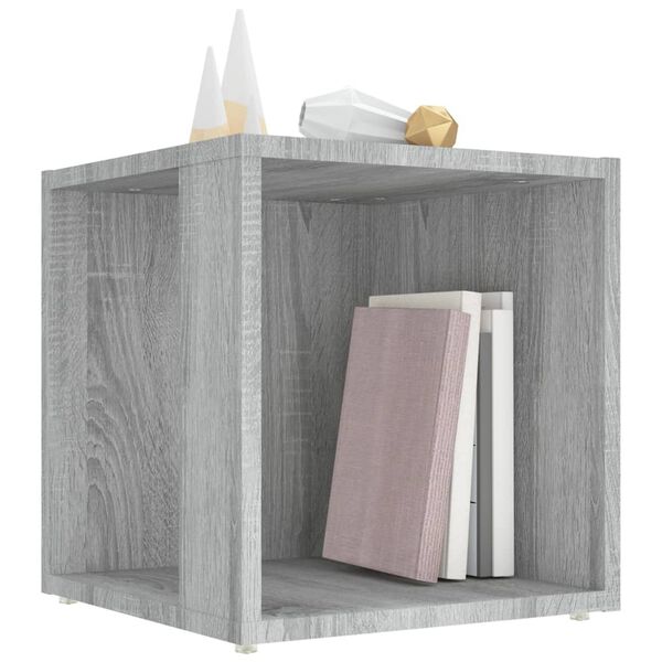 vidaXL Tavolino Salotto Grigio Sonoma 33x33x34,5 cm Legno Multistrato