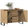 vidaXL Credenza Rovere Artigianale 101,5x35x70 cm in Legno Multistrato