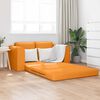 vidaXL Divano letto 60cm Giallo Scuro Tessuto