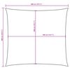 vidaXL Vela Parasole in Tela Oxford Quadrata 4x4 m Antracite