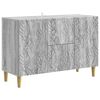 vidaXL Credenza Sonoma grigio 89 x 34,5 x 60 cm Legno ingegnerizzato