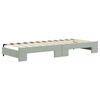 vidaXL Divano Letto con Letto Estraibile Grigio Chiaro 80x200 Velluto