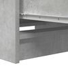 vidaXL Credenza Grigio Cemento 37,5x35x99 cm in Legno Multistrato