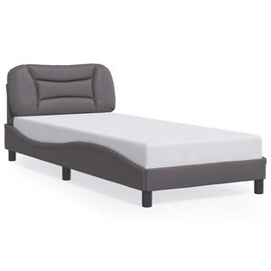vidaXL Giroletto senza Materasso Hvar Crema 80x200 cm in Similpelle