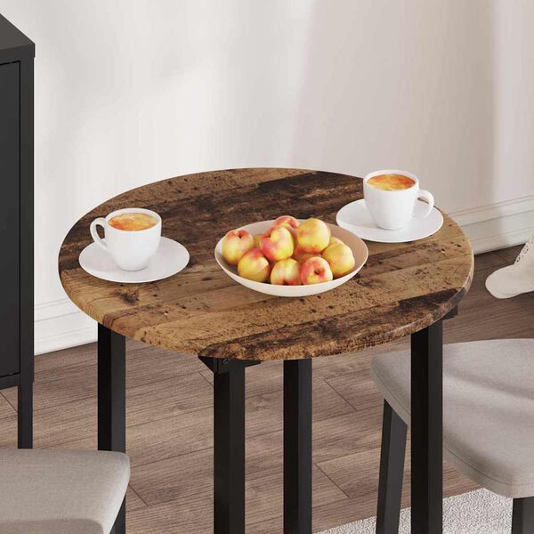 vidaXL Piano del tavolo Legno vecchio 60 x 60 x 1,5 cm