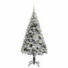vidaXL Albero di Natale artificiale con 150 LED Verde 150 cm