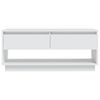 vidaXL Mobile TV Bianco 102x41x44 cm in Legno Multistrato