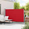 vidaXL Tenda Laterale Retrattile per Patio 170x300 cm Rosso