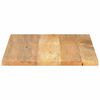 vidaXL Piano per Tavolo 80x70x3,8 cm Rettangolare Legno Massello Mango