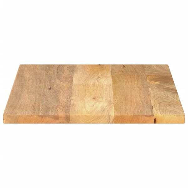 vidaXL Piano per Tavolo 80x70x3,8 cm Rettangolare Legno Massello Mango