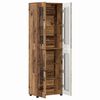 vidaXL Credenza con lo scaffale FLORIN Legno vecchio 60 x 35 x 182 cm