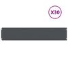 vidaXL Bordura per Prato 30 pz 20 x 103 cm Acciaio Antracite