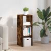 vidaXL Libreria Impilabili Rovere Fumo 30x30x80 cm Legno Multistrato