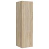 vidaXL Set di Mobili Porta TV 4 pz Rovere Sonoma in Legno Multistrato