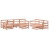 vidaXL Set Salotto da Giardino 10 pz in Legno Massello di Douglas