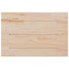 vidaXL Piani Tavolo 3 pz 80x53x1,7 cm Rettangolare Legno Massello Pino