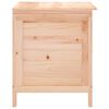 vidaXL Contenitore da Giardino 50x49x56,5 cm Legno Massello di Abete