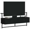 vidaXL Mobile TV a Muro Nero 100,5x30x51 cm in Legno Multistrato