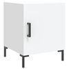 vidaXL Comodino Bianco 40x40x50 cm in Legno Multistrato