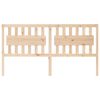 vidaXL Testiera per Letto 185,5x4x100 cm in Legno Massello di Pino