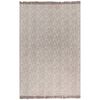 vidaXL Tappeto Kilim in Cotone 160x230 cm con Motivi Grigio Talpa