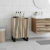 vidaXL Armadio per Lavabo da Bagno con porta Bianco 38 x 33,5 x 58 cm