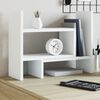 vidaXL Organizer da Scrivania Bianco 38,5x17x39 cm Legno Multistrato