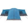 vidaXL Tenda con tetto con archiviazione Blu 680 x 510 x 210 cm