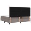 vidaXL Letto a molle con materasso Talpa 200 x 200 cm Tessuto