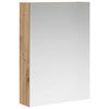vidaXL Mobiletto per specchio da bagno Rovere Artigianale