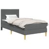 vidaXL Struttura del letto 80 x 200 cm Grigio scuro