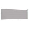 vidaXL Tenda Laterale Retrattile per Patio 100x300 cm Grigio