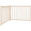 vidaXL Cancello per Cani Pieghevole 2 Pannelli 160 cm Massello Abete