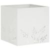 vidaXL Vaso da giardino Bianco 50 x 50 x 49 cm