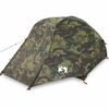 vidaXL Tenda da Pesca per 3 Persone Mimetica Impermeabile