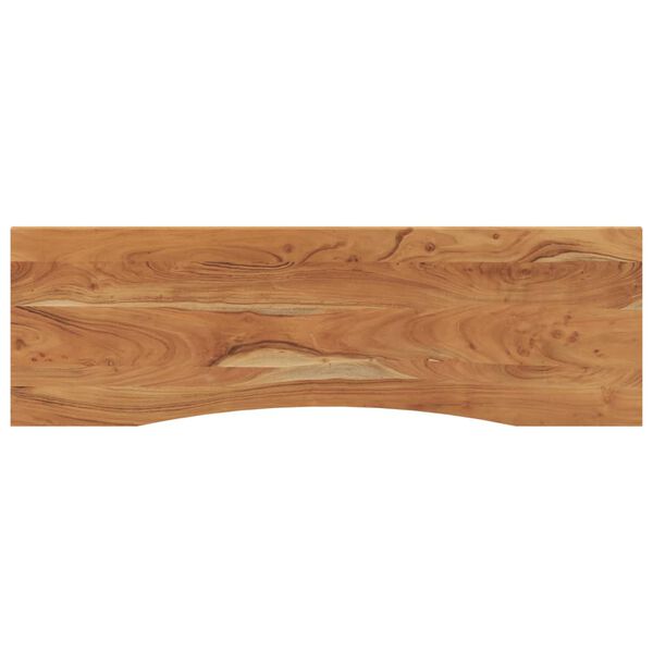 vidaXL Piano Scrivania 160x50x2,5cm Rettangolare Legno Massello Acacia
