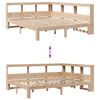 vidaXL Letto Libreria senza Materasso 160x200 cm in Legno di Pino