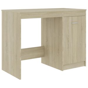vidaXL Scrivania Rovere Sonoma 100x50x76 cm in Legno Multistrato