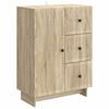 vidaXL Credenza Rovere Sonoma 66 x 34,5 x 90 cm Legno ingegnerizzato