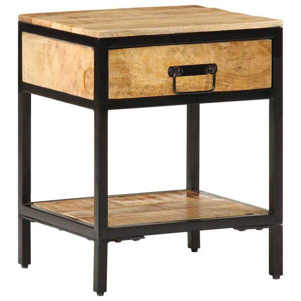 vidaXL Armadio da Notte con cassetto Marrone 40 x 35 x 50 cm