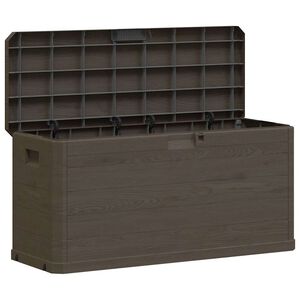 vidaXL Baule da Giardino 280 L Marrone