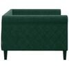 vidaXL Letto da Giorno Verde Scuro 90x200 cm in Velluto