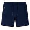 vidaXL Pantaloncini da Bambino Blu Marino 116