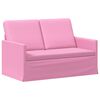vidaXL Divano a 2 posti Rosa 130 x 81 x 82 cm Tessuto