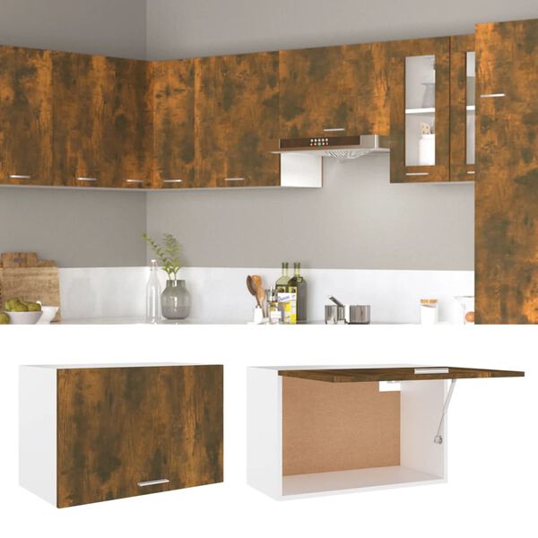 vidaXL Mobile Pensile “Lyon” Rovere Fumo 60x31x40 cm in
