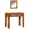 vidaXL Tavolo da Trucco Marrone 90 x 45 x 75 cm