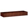 vidaXL Muro di contenimento 8 pz 300 x 100 x 50 cm Acciaio Corten