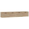 vidaXL Mobili Parete 2 pz Rovere Sonoma 100x36,5x35 cm in Multistrato