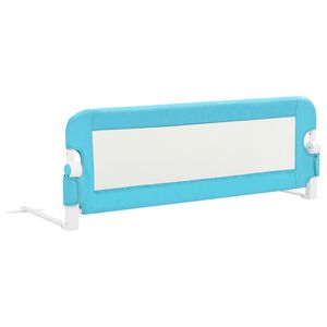 vidaXL Sponde Letto di Sicurezza per Bambini Blu 120x42cm Poliestere