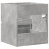 vidaXL Mobile Lavabo Grigio Cemento 41x38,5x45 cm in Legno Multistrato